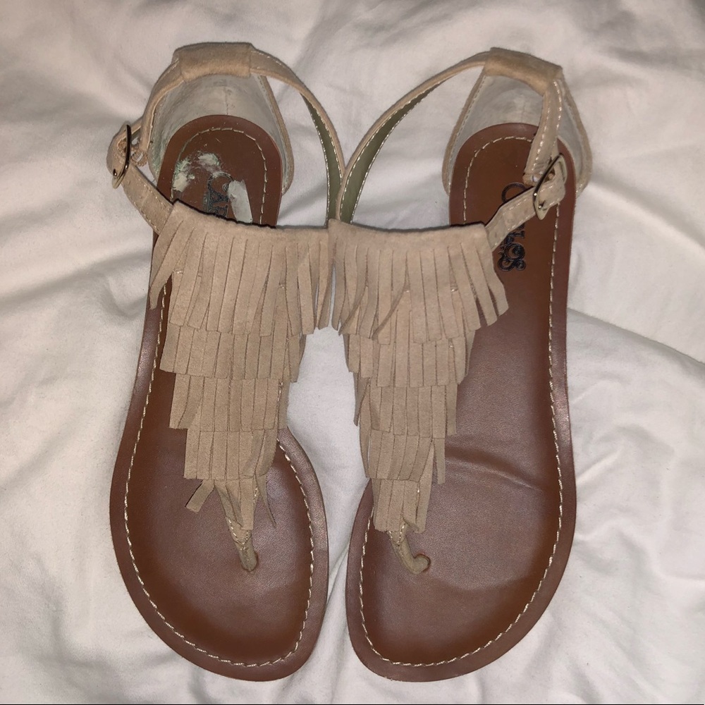Fringe Sandals